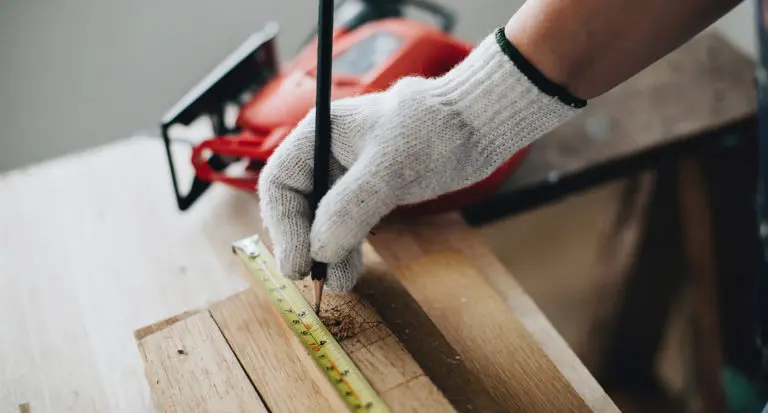 Measuring Lumber During Construction